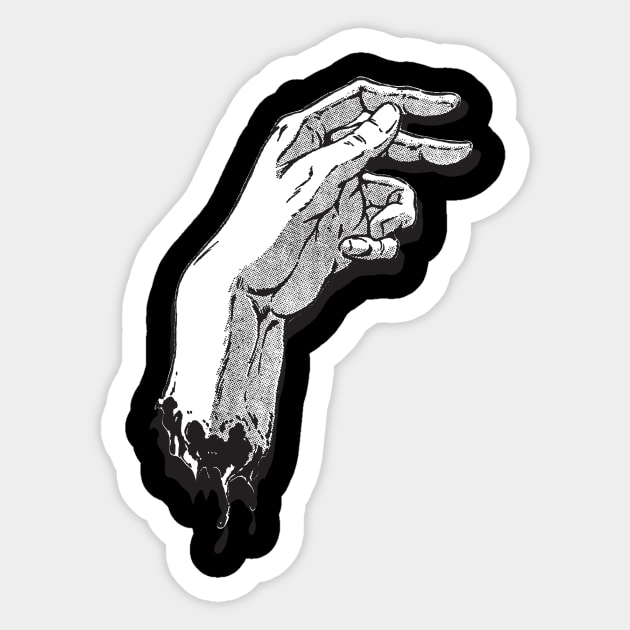 Severed Hand Sticker by SWAMPMEAT